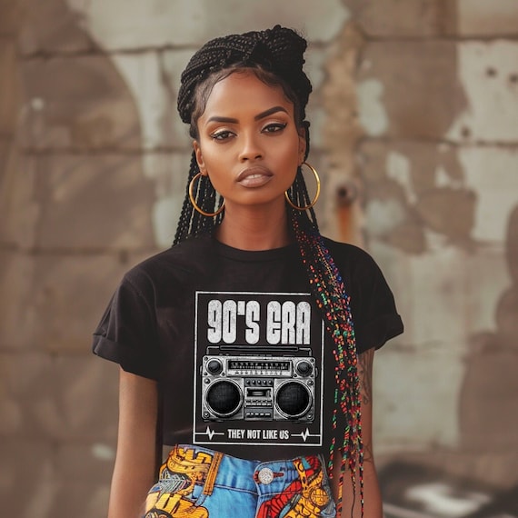 90's Graphic T-shirt, 90's Era Shirt, They Not Like Us, Statement