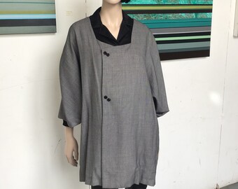 JAPANESE Vintage - KIMONO Style jacket - BATWING Coat - Loose Fit
