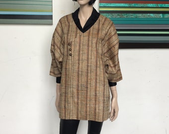 JAPANESE Vintage - KIMONO Style jacket - BATWING Coat - Loose Fit
