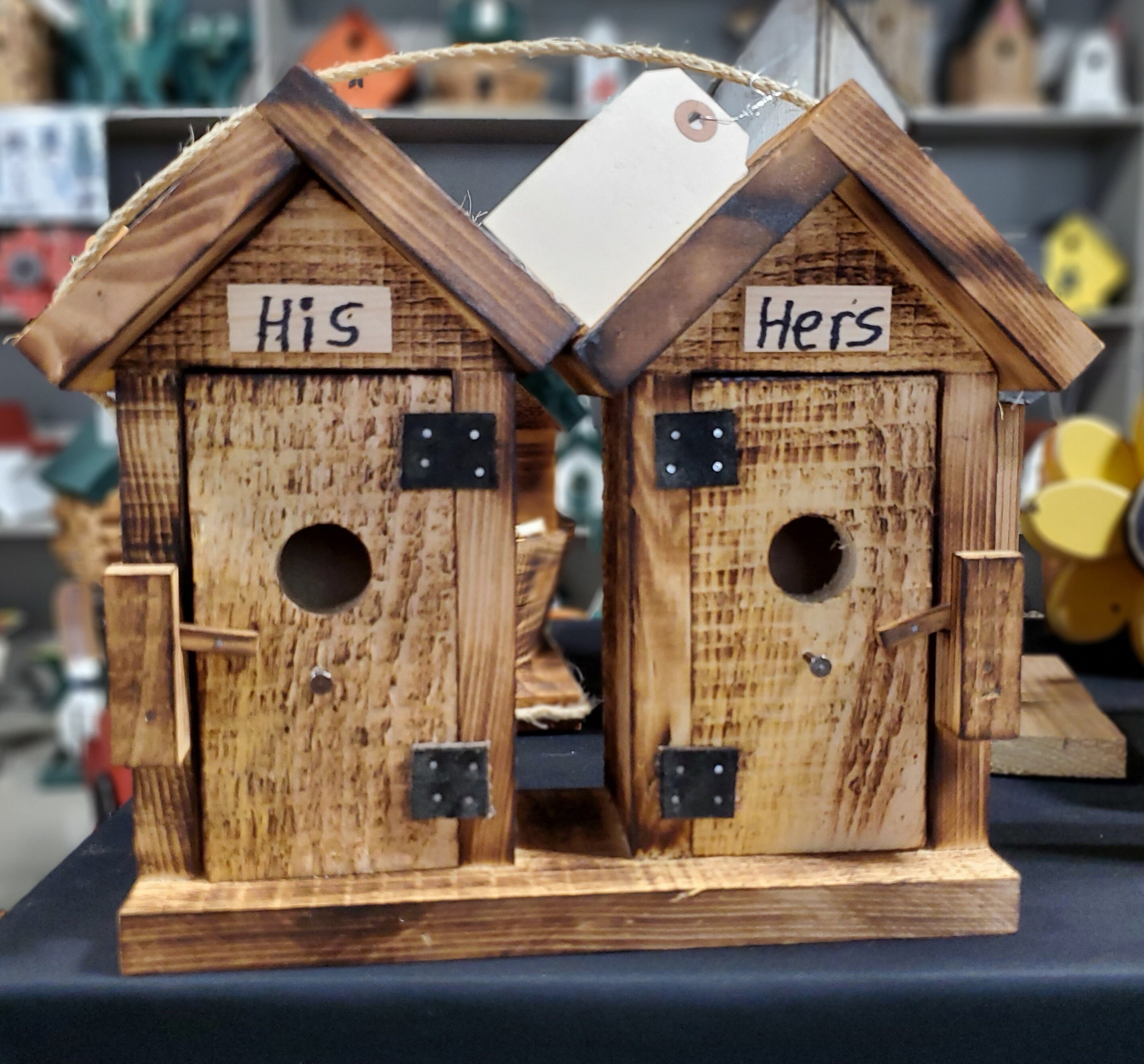 Fresh Look at Personalized Rustic His Hers Birdhouse Outdoor Garden Decor