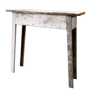 Rustic Reclaimed Barn Wood Side Table For Farmhouse & Home Decor, Custom, and Unique Gift By Amish Artisans in the USA
