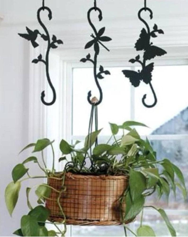 Industrial Pipe Plant Hanger/ Rustic Plant Holder Wall or Etsy