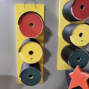 Extra-Large 3-room Birdhouse, Garden Decor And Outdoor Art, Portion of Proceeds Given to Charity