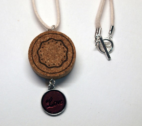 Items similar to Pie Champagne Cork Necklace on Etsy