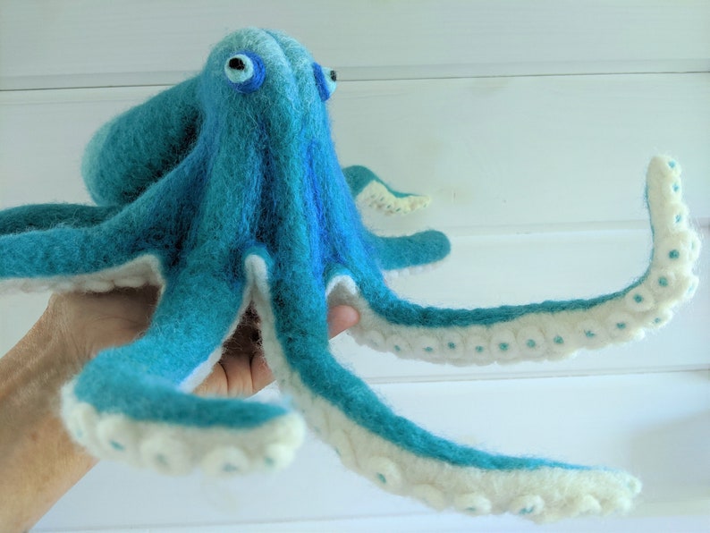 How to Needle Felt an Octopus Tutorial Instant Download PDF Etsy