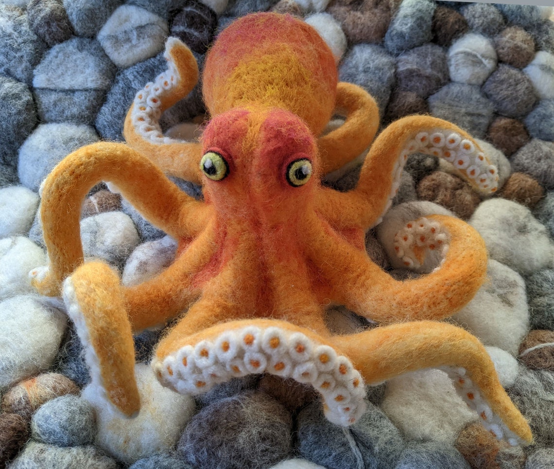 How to Needle Felt an Octopus Tutorial Instant Download PDF Etsy Australia