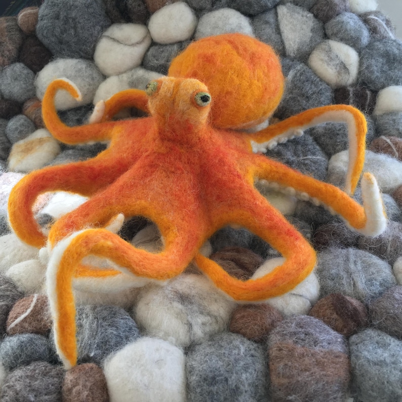 How to Needle Felt an Octopus Tutorial Instant Download PDF Etsy