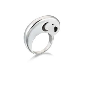 Sterling Silver Elephant Ring- Valentine&#39;s Day Gift, Birthday Gift ,Handmade Gift, Mother&#39;s Day Gift