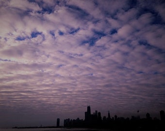 11x14 matted original 8x10 photograph by ME! Chicago, IL skyline