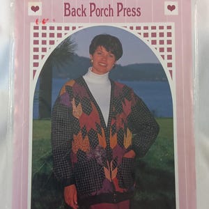 Patrones y plantillas para chaquetas, cárdigans, chalecos y suéteres de patchwork