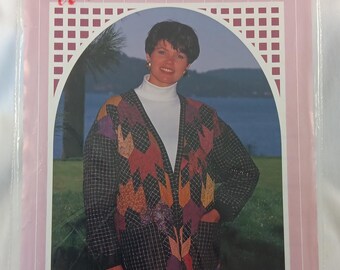 パッチワークジャケット/カーディガン/ベスト/セーターのパターン/テンプレート