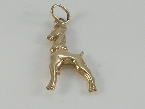 Vintage 3D 9ct Gold Bambi Deer Charm Pendant - image 5
