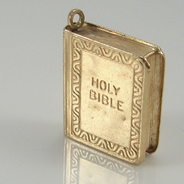 Holy Bible Charm Etsy