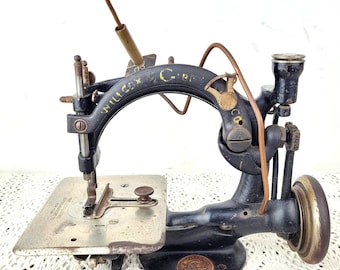 Antique Willcox & Gibbs Sewing Machine Co. New York Untested as is for PARTS or REPAIR