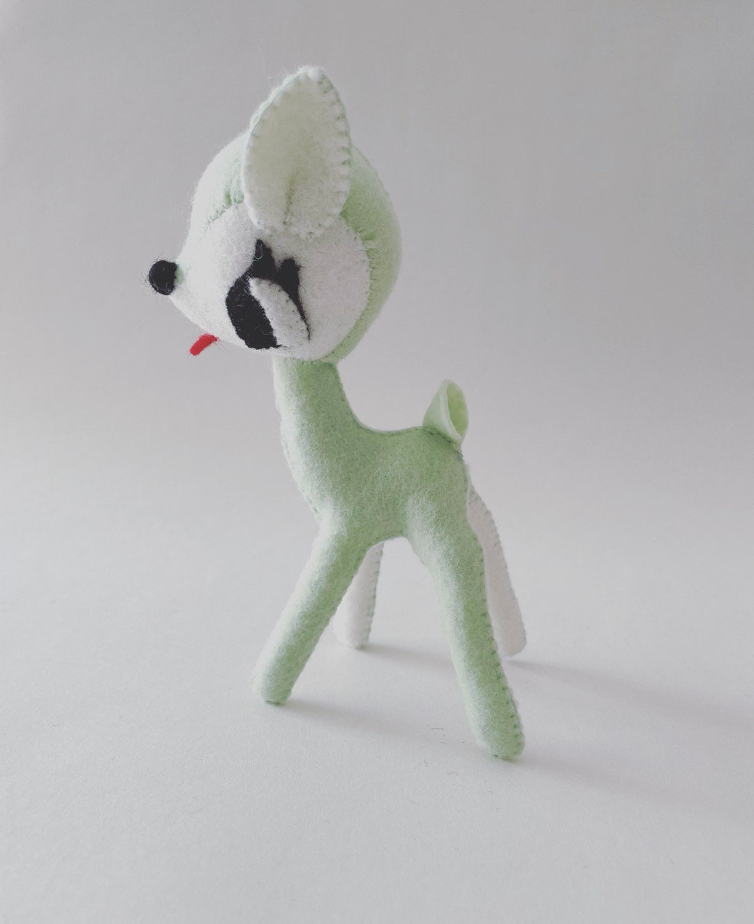 Ok Felt Deer Felt Doll Kitsch Style Decoration Kawaii Etsy