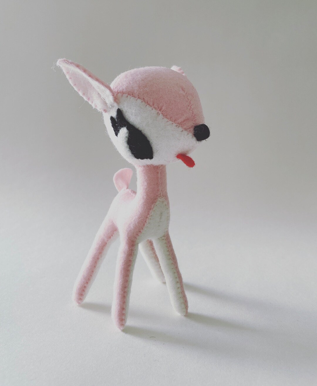 Ok Felt Deer Felt Doll Kitsch Style Decoration Kawaii Etsy