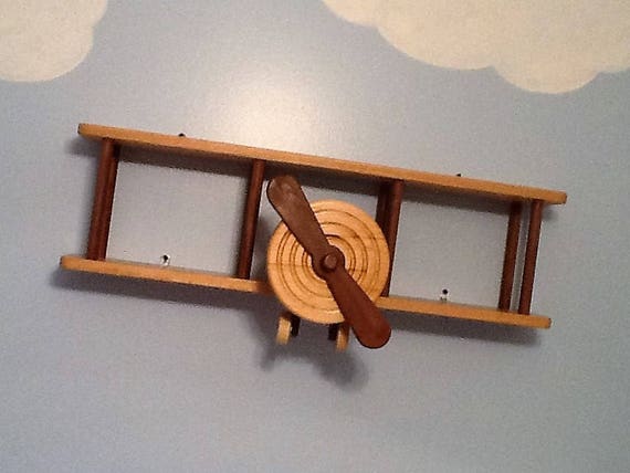 large wooden airplane