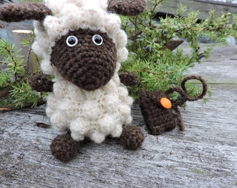Amigurumi Woollen Lamb (Chinese lamb/sheep year) crochet pattern, PDF E-book, tutorial