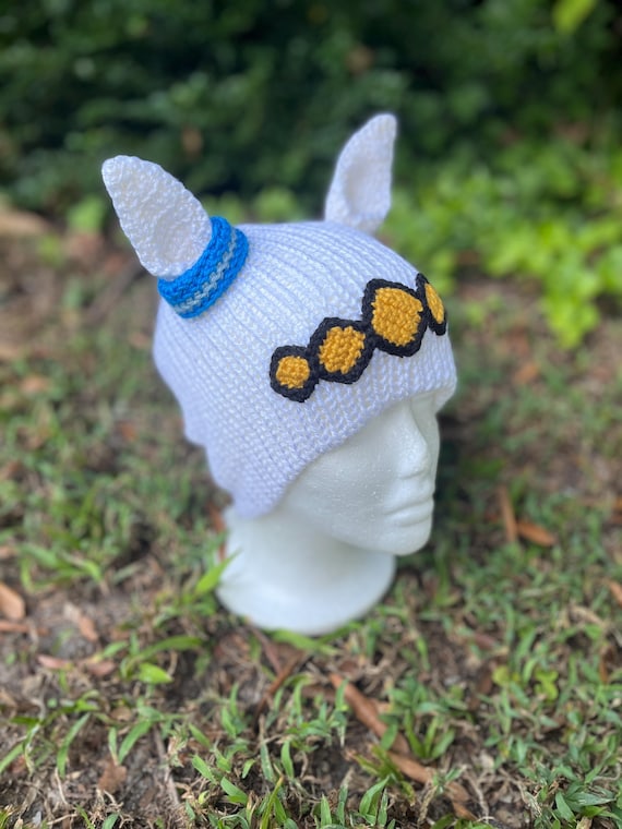 Handmade Oguri Cap Beanie WITH EARS! Umamusume Inspired Knit and