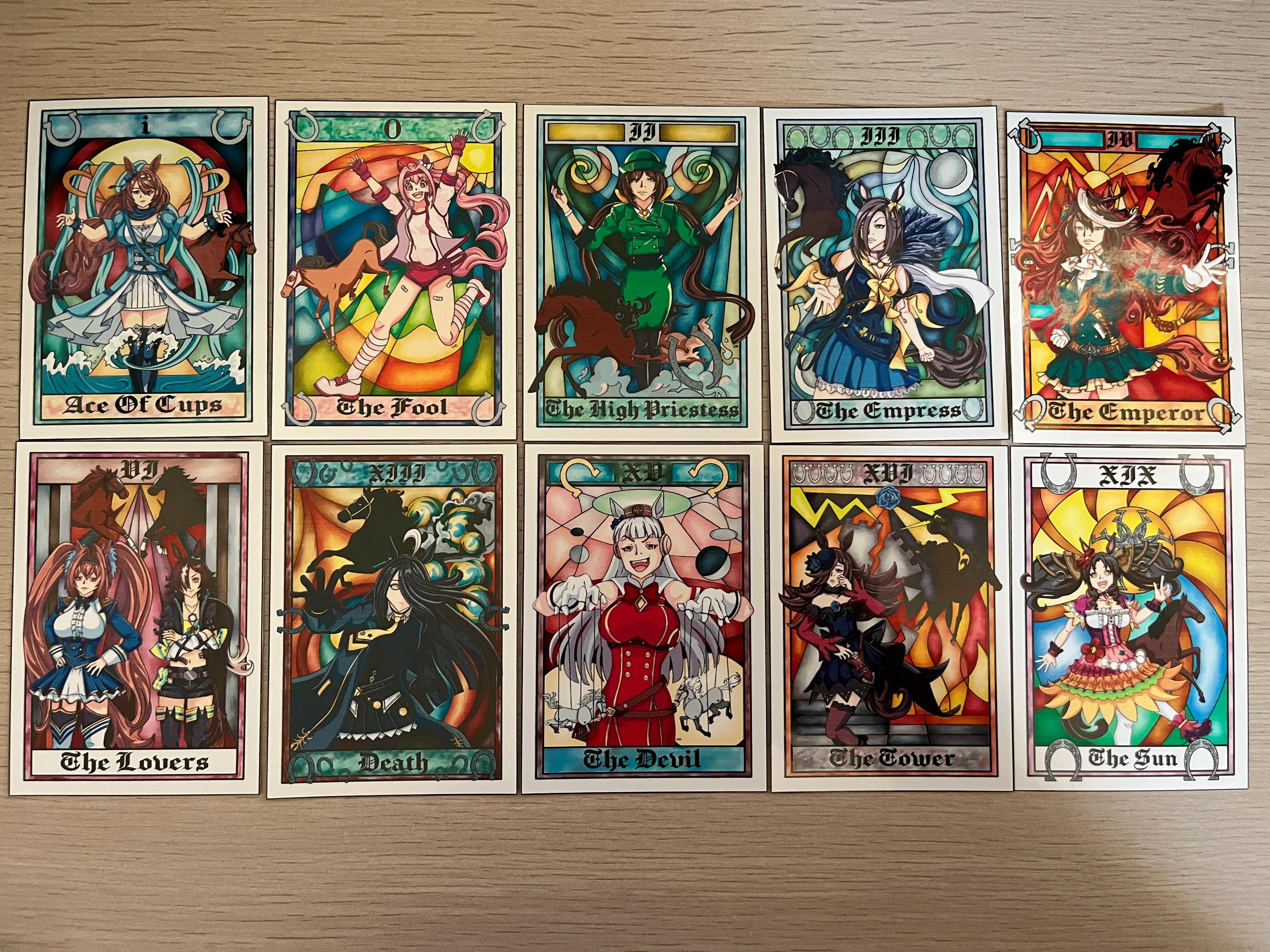 taroさん専用　cve+残量4割、クルジャン+おまけつき Uma Musume Tarot Card Stickers 3x4