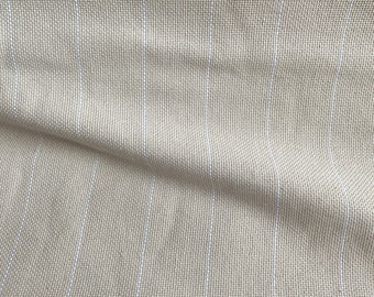 Monks Cloth with White Guide Line - Fabric for Punch Needle Rug Hooking 100% Premium Cotton Fabric By The Yard or Half Yard