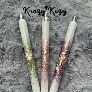 Beach Themed Epoxy Glitter Pen – Ellayna Boutique
