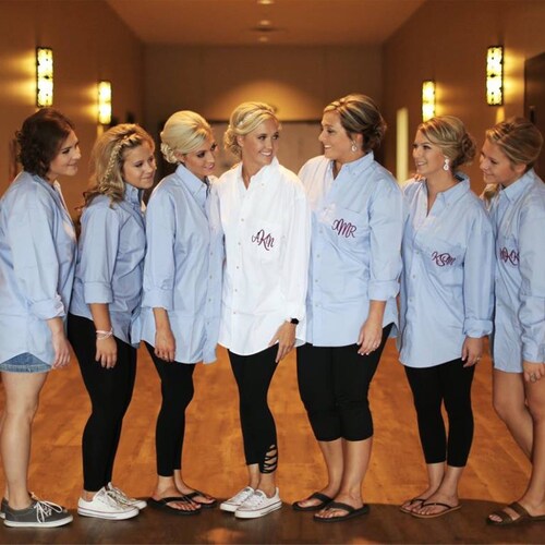 Bridal party button up shirts Outlet