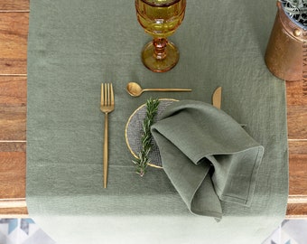 Moss Table Runner Etsy