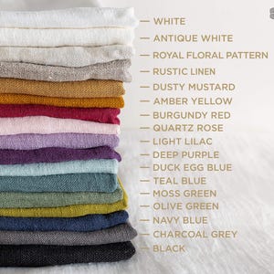 Rustic linen couch cover- Linen couch cover - Linen couch cover- Natural sofa cover - Big bed cover Sectional couch cover image 10