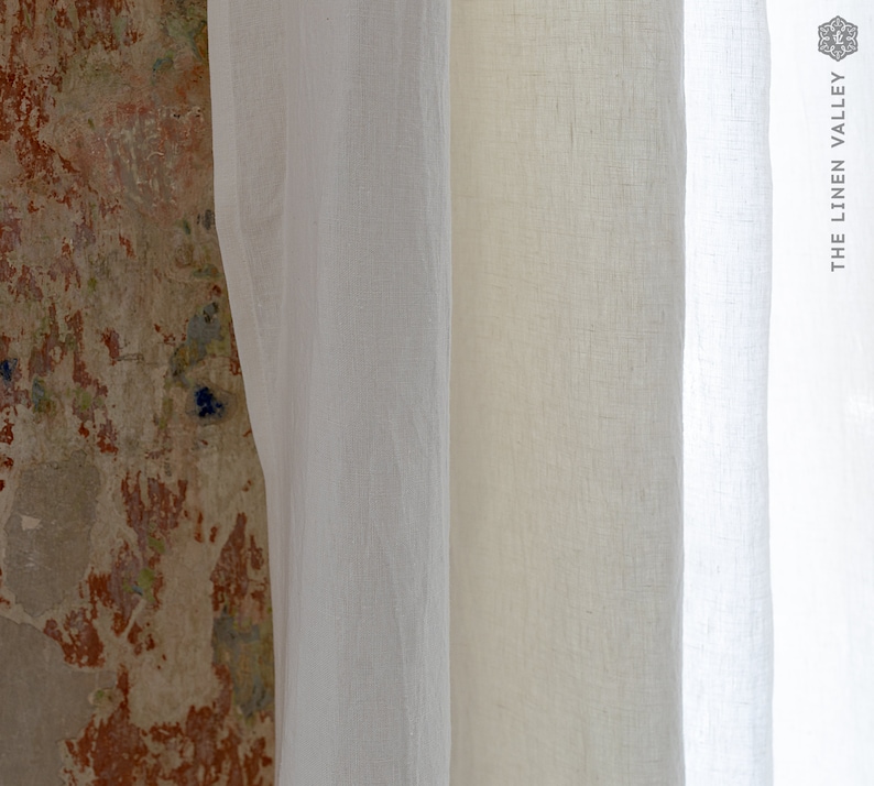 Our off white linen curtains are designed and made to give your home a unique and timeless charm. Linen curtains in neutral palette would compliment interiors from minimalistic, industrial type or Scandinavian to bohemian or classic style.