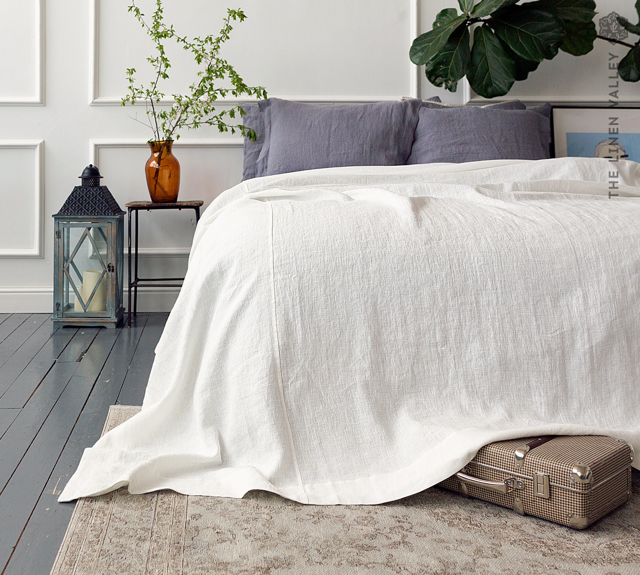 White king size throw hot sale