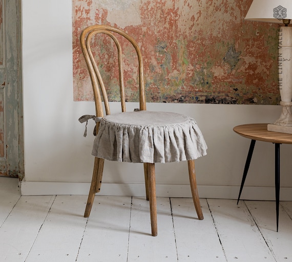 Linen cheap chair slipcover