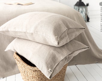 LINEN pillow sham- EU Ikea 20" x 24" (50 x 60 cm)- various colours- sale-linen pillow- heavy linen pillow- custom sizes