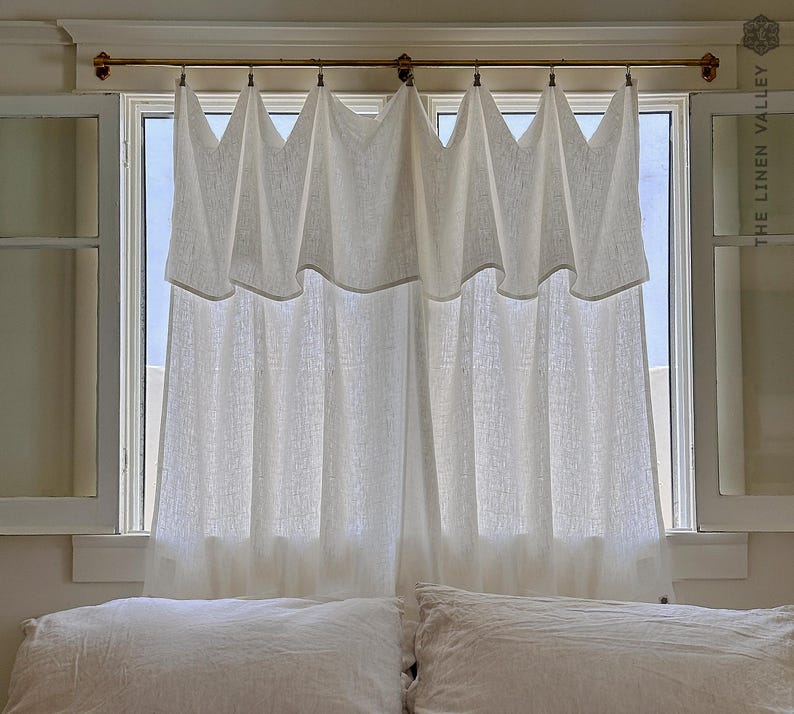Our Antique white linen curtains are designed and made to give your home unique and timeless charm. Linen curtains would complement interiors from minimalistic, Scandinavian or modern to Mediterranean or classical style