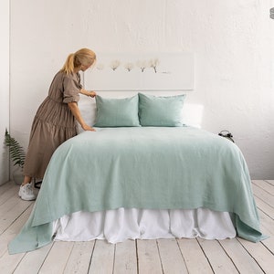 Duck egg quilted 2025 throw