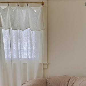 Our Antique white linen curtains are designed and made to give your home unique and timeless charm. Linen curtains would complement interiors from minimalistic, Scandinavian or modern to Mediterranean or classical style