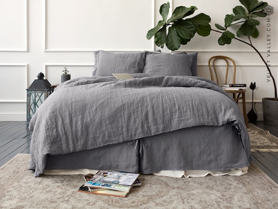 charcoal grey super king bedding