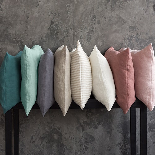 Special Offer Softened Linen Pillow Case With Lace EU IKEA Etsy