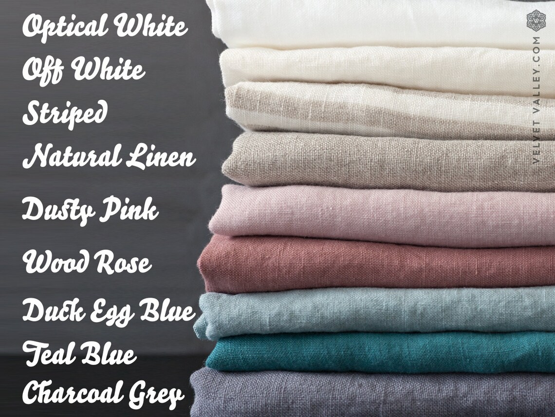 NATURAL UNBLEACHED linen set of sheets 4 pieces linen bed Etsy