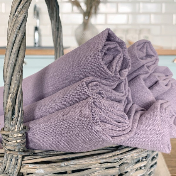 Lavender Napkins Etsy