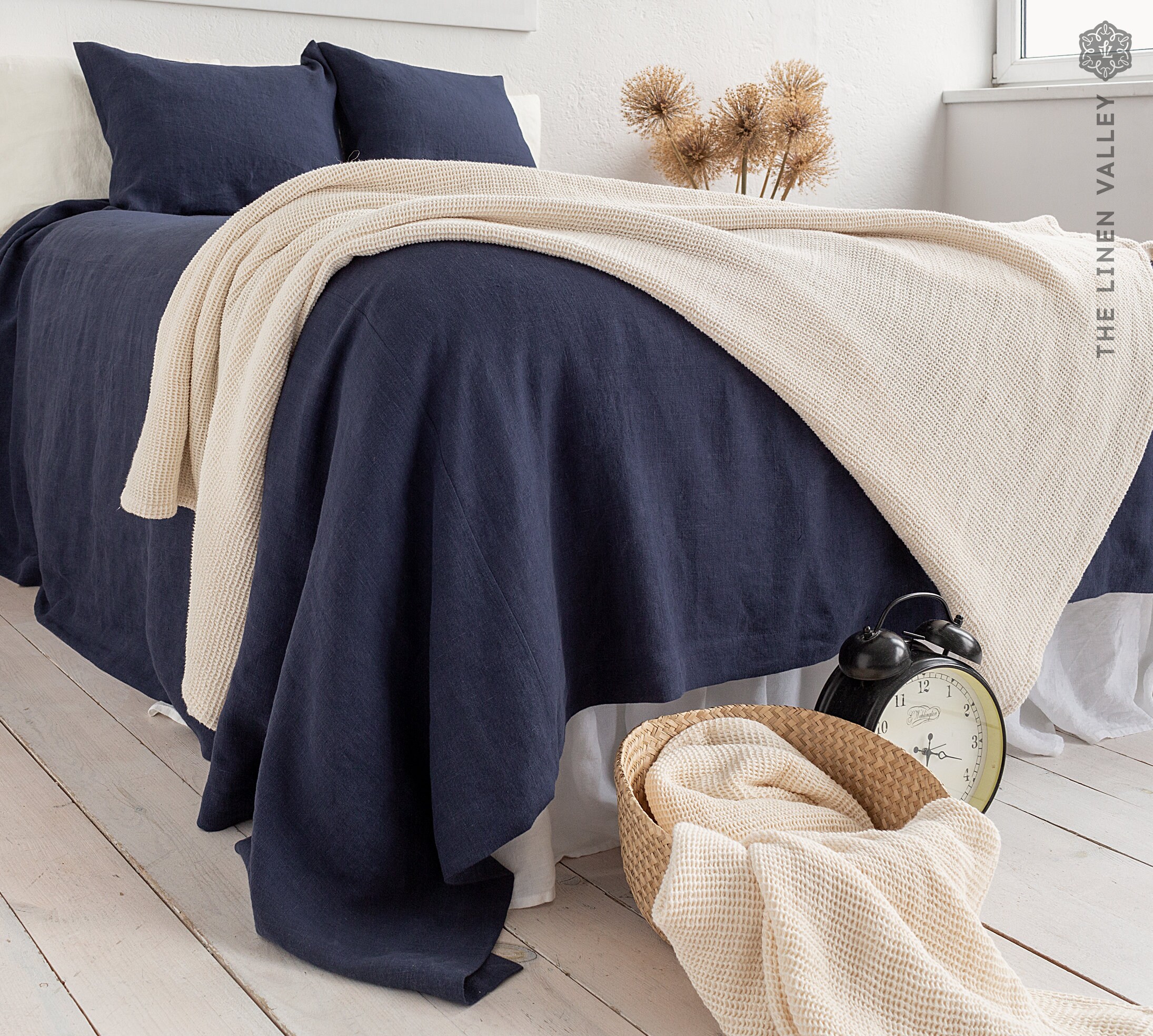 navy blue bedspread full