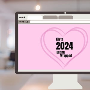 2024 Dating Wrapped Slideshow Template