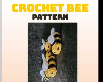 Crochet Bee Pattern PDF File Digital Download