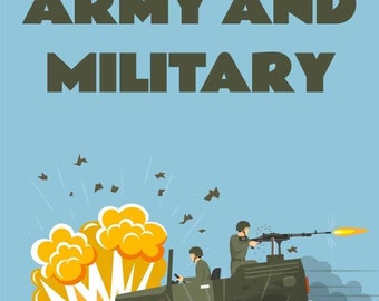 Libro para colorear del ejército y los militares