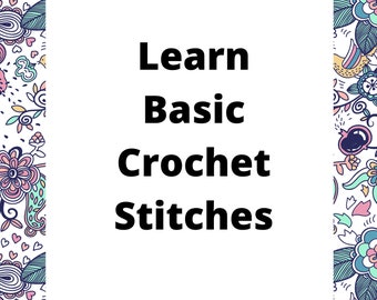 Apprenez les points de base au crochet par Deezas Crochet, Guide du didacticiel, PDF, Téléchargement numérique