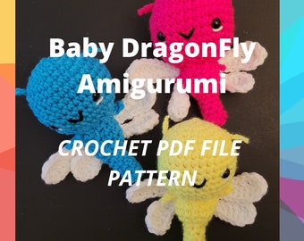 DragonFly Amigurumi Crochet Pattern