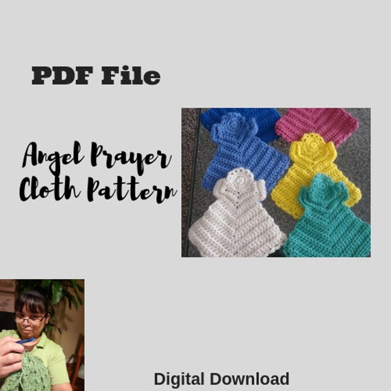 Angel Prayer Cloth Pattern image 1