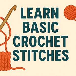 Guide For Basic Crochet Stitches by Deezas Crochet, Tutorial  PDF,Digital download