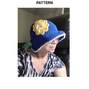 Bucket Hat Crochet Pattern/Instant Digital Download image 1