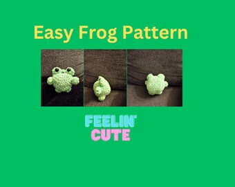 Easy Frog Amigurumi Pattern/Instant Pdf File